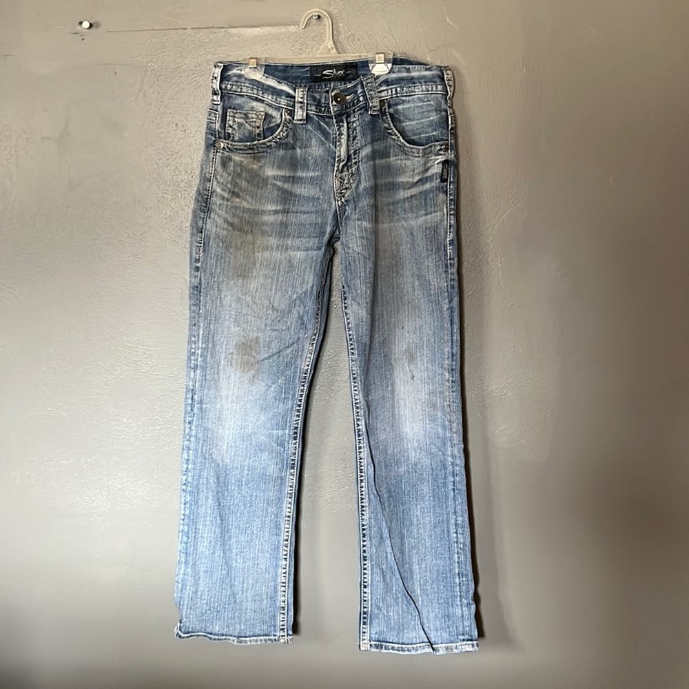 Men’s Silver Jean  size 30. Non distressed